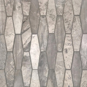 Picture of Tesoro - Contempo Diamond Hex Mosaic City Gray