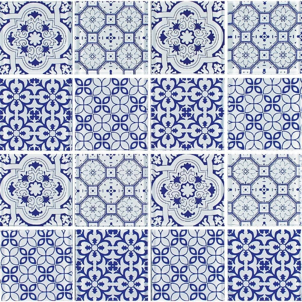 Picture of Tesoro - Patchwork Azul Blue