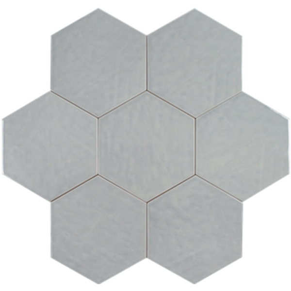 Picture of Tesoro - Albatross Hexagon Grey Glossy