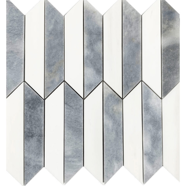 Picture of Tesoro - Metropolitan Waterjet Picket Dolomite Ocean Gray