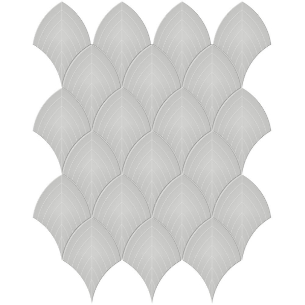 Picture of Tesoro - Soho Scallop Mosaic Loft Grey