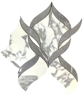 Picture of Tesoro - La Dolce Vita Mosaic Onda Audrey Bianco