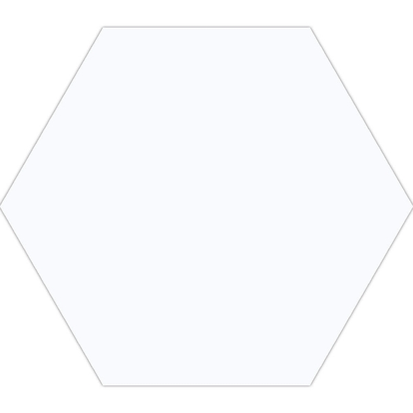 Picture of Tesoro - Nusa Hexagon Plain White