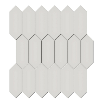 Picture of Tesoro - Soho Picket Glossy Mosaic Halo Grey