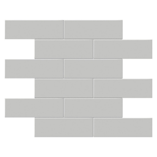 Picture of Tesoro - Soho Brick Glossy Mosaic Loft Grey