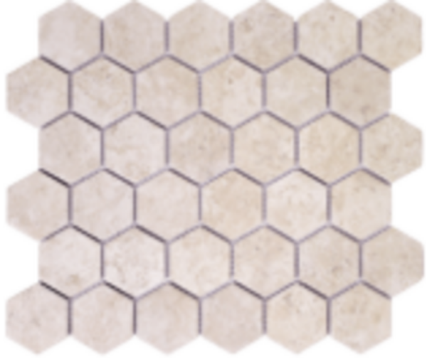 Picture of Tesoro - Gallery Hexagon Mosaic Tuscan Beige