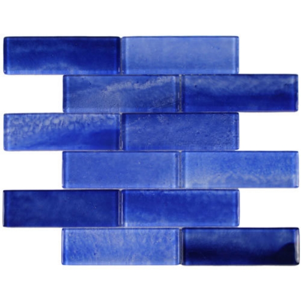 Picture of Tesoro - Gemstone 2 x 6 Staggered Mosaic Royal Blue