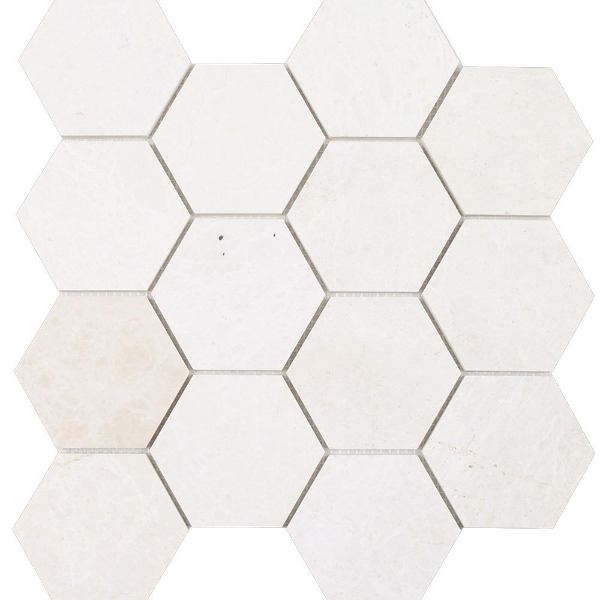 Picture of Tesoro - Ice Hexagon Mosaic Ice Beige