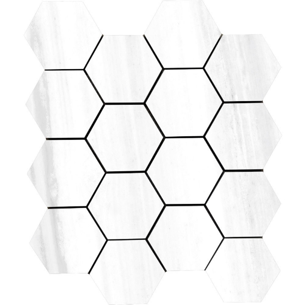 Picture of Tesoro - Lucca Hexagon Mosaic Dolomite Matte