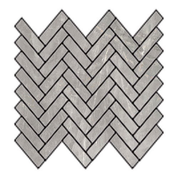 Picture of Tesoro - La Dolce Vita Mosaic Herringbone Brigitte Grigio