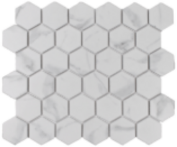 Picture of Tesoro - Gallery Hexagon Mosaic Marble Satin