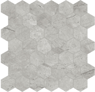 Picture of Tesoro - La Marca 2 Hex Mosaic Matte Paradiso Argento