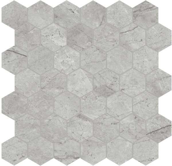 Picture of Tesoro - La Marca 2 Hex Mosaic Polished Paradiso Argento