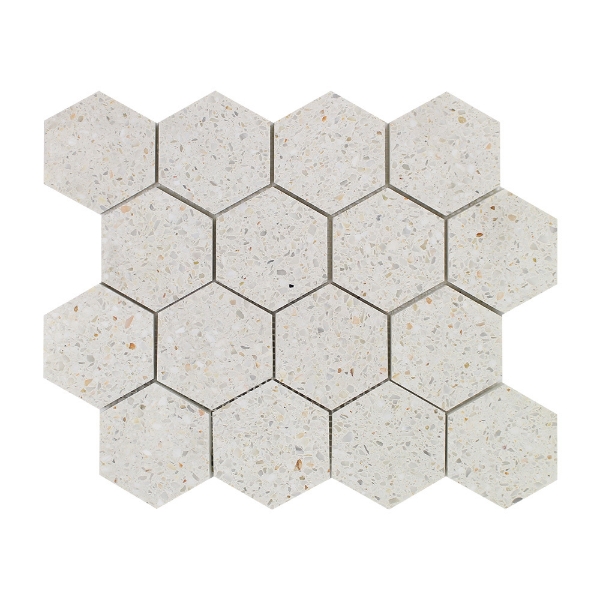Picture of Tesoro - Venice Hexagon Mosaic Sand Terrazzo