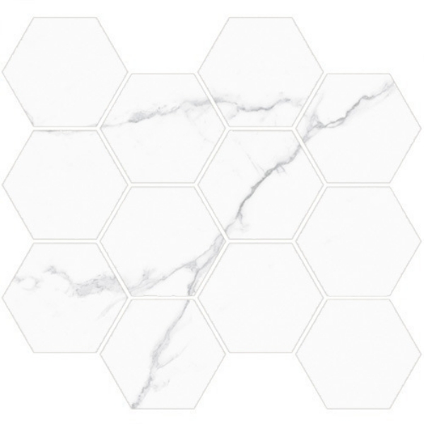 Picture of Tesoro - Cora Hexagon Mosaic Carrara
