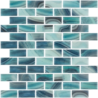 Picture of Emser Tile - Waterlace Offset Mosaic Gau