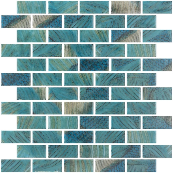 Picture of Emser Tile - Waterlace Offset Mosaic Mana