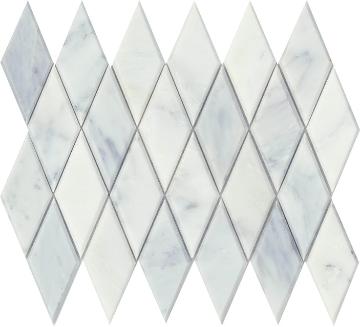 Picture of Emser Tile - Marble Diamond Mosaic Winter Frost