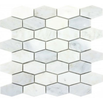 Picture of Emser Tile - Marble Hexagon Wide Winter Frost