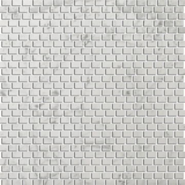 Picture of Emser Tile - Marble Mini Offset Mosaic Bianco Gioia