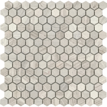 Picture of Emser Tile - Metro Hexagon Mix 1 x 1 Cream