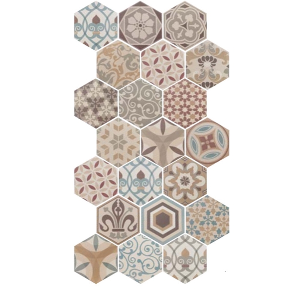 Picture of Equipe - Hexatile Harmony Decos Harmony Colours