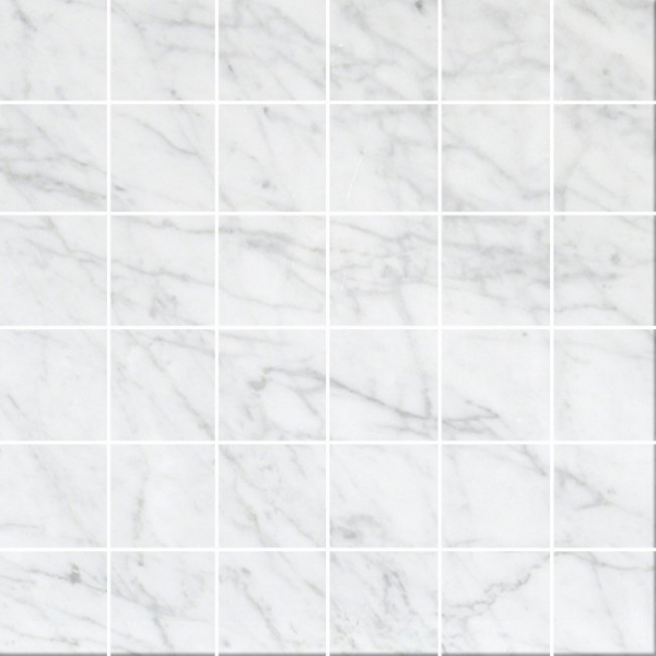 Picture of Stone Collection - Bianco Carrara Mosaic 2 x 2 Bianco Carrara Polished