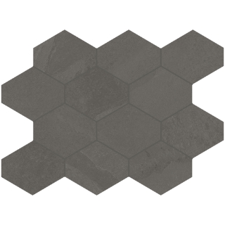 Picture of Unicom Starker - Brazillian Slate Mosaic Hexagon Elephant Grey