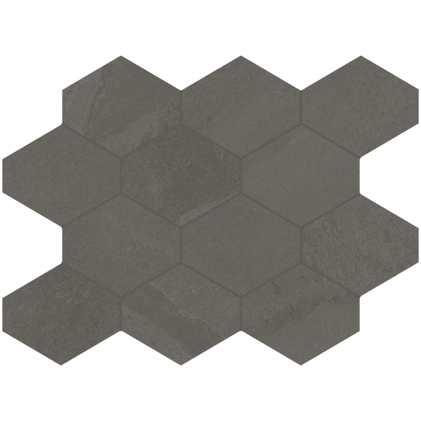 Picture of Unicom Starker - Brazillian Slate Mosaic Hexagon Elephant Grey