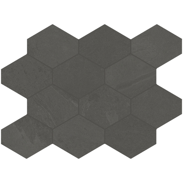 Picture of Unicom Starker - Brazillian Slate Mosaic Hexagon Pencil Grey