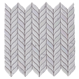 Picture of Arvex - Enameled Glass Mosaics Carrara Iridescent Petal