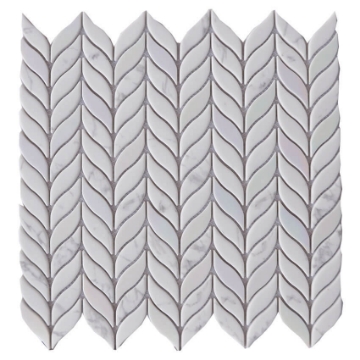 Picture of Arvex - Enameled Glass Mosaics Carrara Iridescent Petal