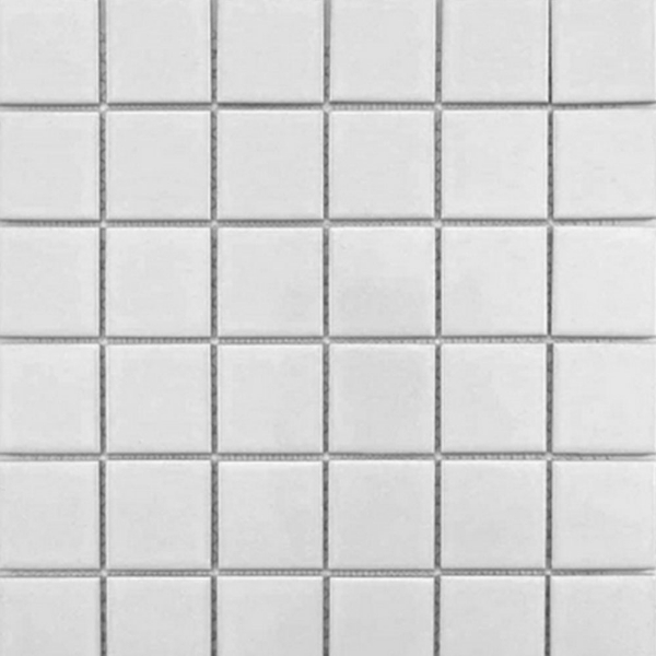 Picture of Arvex - Glazed Porcelain Mosaics White 2x2