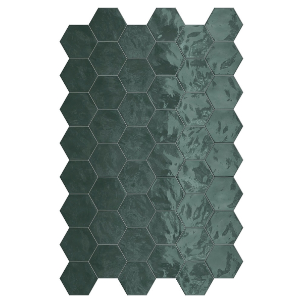 Picture of Terratinta - Hexa Wall Glossy Green Echo