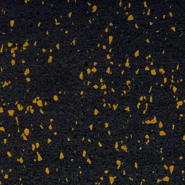 Picture of Roppe - Recoil Fitness Flooring Square Edge Tiles 20% Chip 3/8 Gauge Sunflower