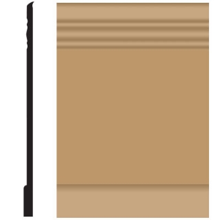 Picture of Roppe - Pinnacle Plus Wall Base 10 Serenity Flax