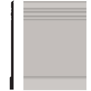 Picture of Roppe - Pinnacle Plus Wall Base 10 Serenity Smoke