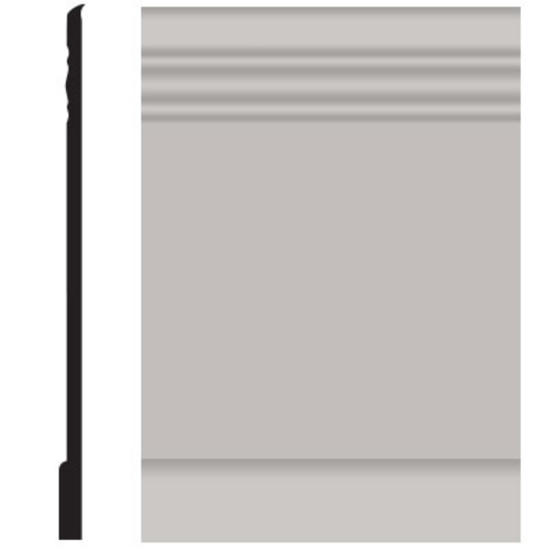 Picture of Roppe - Pinnacle Plus Wall Base 10 Serenity Smoke