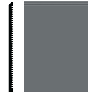 Picture of Roppe - Pinnacle Plus Wall Base 65 Vertical Charcoal