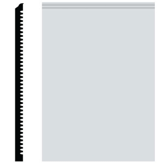 Picture of Roppe - Pinnacle Plus Wall Base 65 Vertical Iceberg