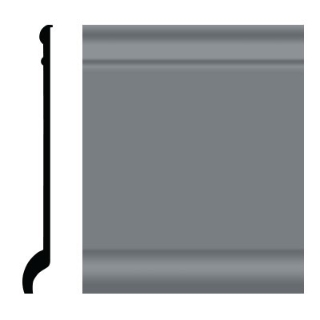 Picture of Roppe - Pinnacle Plus Wall Base 90 Intrigue Dark Gray