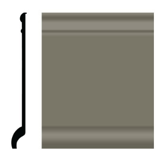 Picture of Roppe - Pinnacle Plus Wall Base 90 Intrigue Lunar Dust