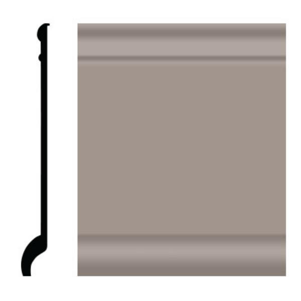 Picture of Roppe - Pinnacle Plus Wall Base 90 Intrigue Pewter