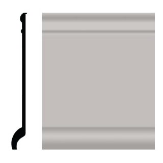 Picture of Roppe - Pinnacle Plus Wall Base 90 Intrigue Smoke