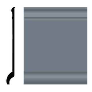 Picture of Roppe - Pinnacle Plus Wall Base 90 Intrigue Steel Blue