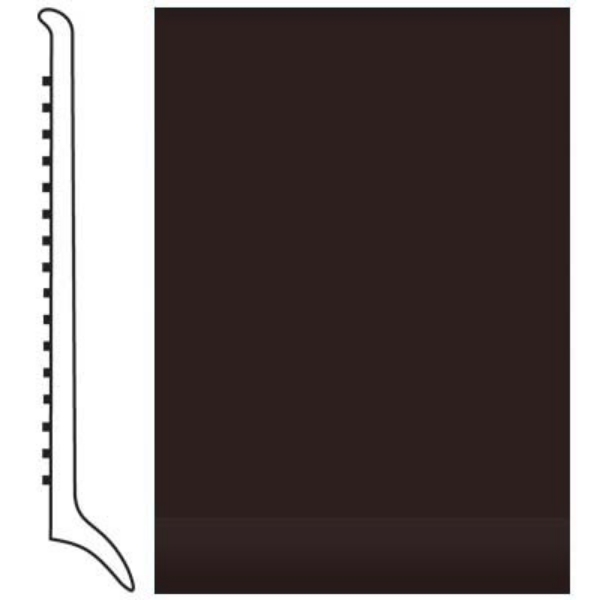 Picture of Roppe - Pinnacle Rubber Wall Base 4 (Long Toe Base) Brown