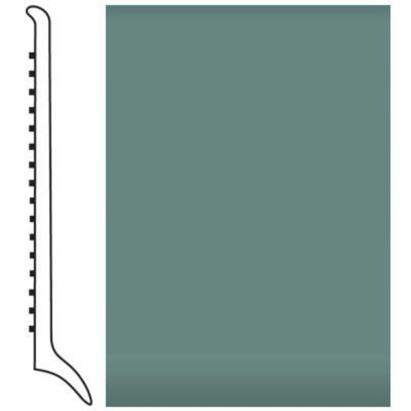 Picture of Roppe - Pinnacle Rubber Wall Base 4 (Long Toe Base) Hunter Green