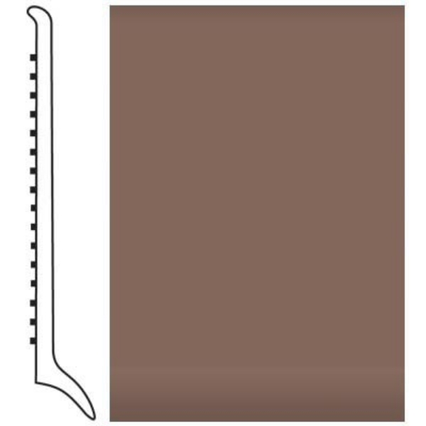 Picture of Roppe - Pinnacle Rubber Wall Base 4 (Long Toe Base) Toffee