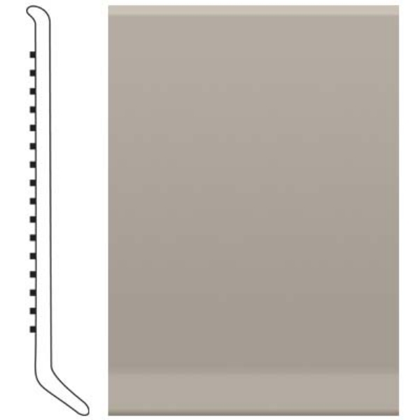 Picture of Roppe - Pinnacle Rubber Wall Base 4 (Cove Base) Pewter