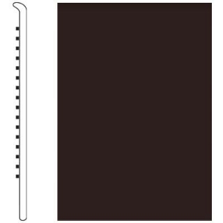 Picture of Roppe - Pinnacle Rubber Wall Base 5 (No Toe Base) Brown
